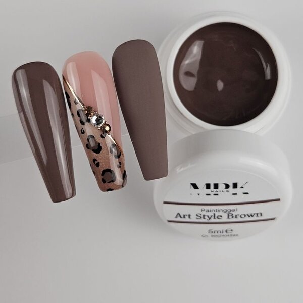 MPK Nails® Deluxe UV-Painting Gel 5ml 966 Art Style Brown