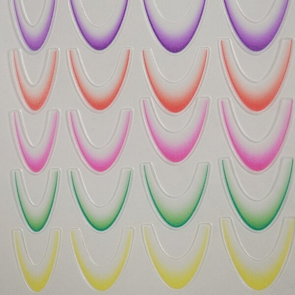 MPK Nails® Ombre Smileline Sticker bunt