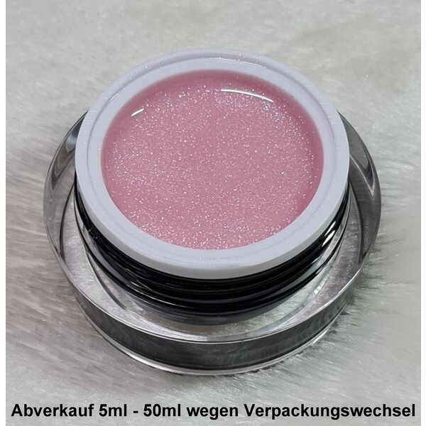 Precious Fiberglasgel Pastel Pink Sparkle 5ml - ABVERKAUF