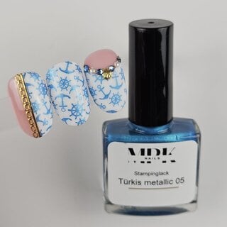 Stamping Lack 10ml 05 Türkis metallic