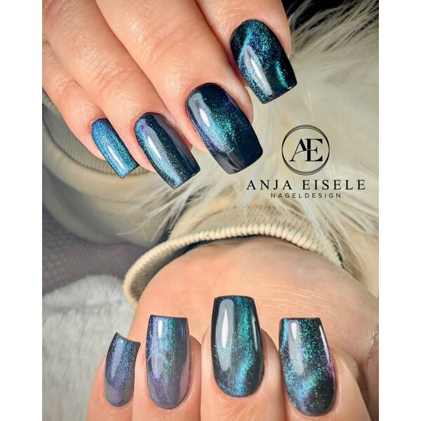 5D Cat Eye Farbgel Enigmatic Turquoise semi-opak