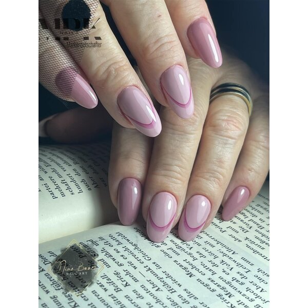 MPK Nails® Ombre Smileline Sticker rosa