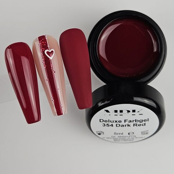 MPK Nails® Deluxe Farbgel 354 Dark Red
