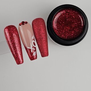 Deluxe Glittergel 316 Fire Red Fine