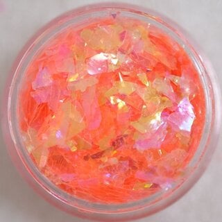 Nail Art Glitter Flakes 12 - Orange