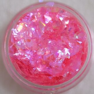 Nail Art Glitter Flakes 08 - Pink