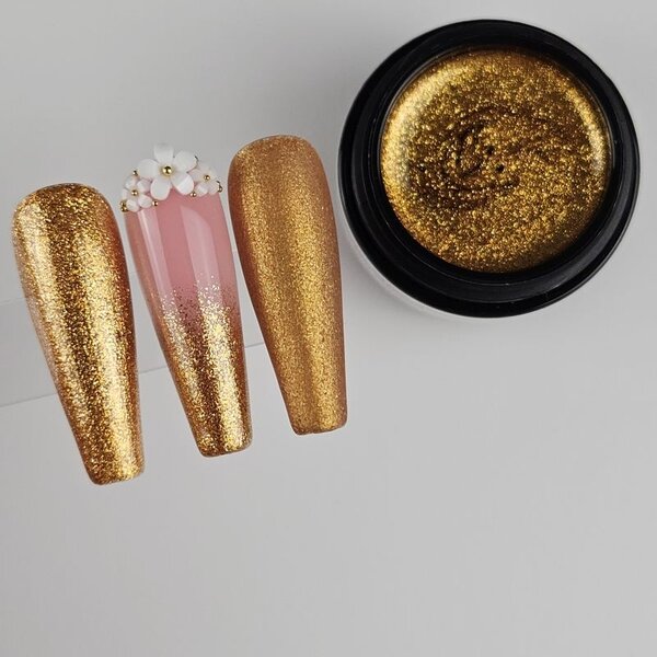 MPK Nails® Deluxe Glittergel 430 Super Gold