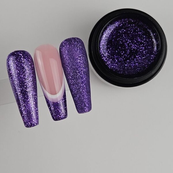 MPK Nails® Deluxe Glitter Gel 346 Star Violet