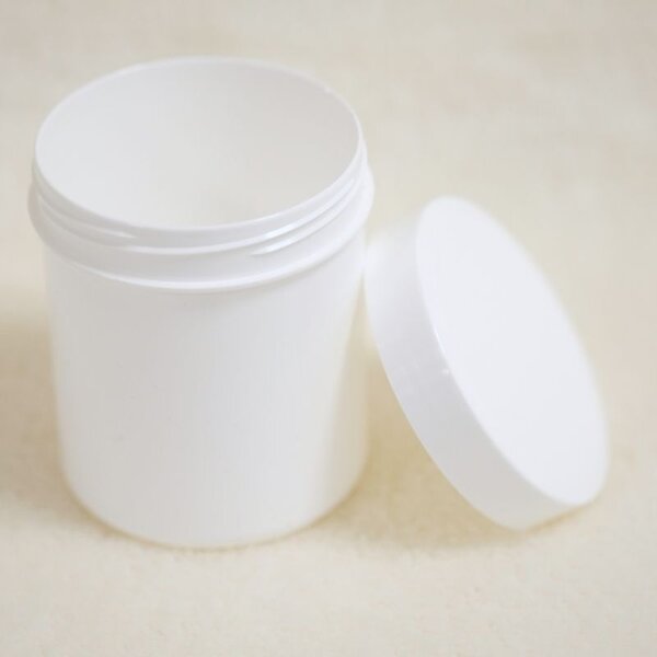 MPK Nails® Leere Schraubdeckeldose weiß PP, 125ml