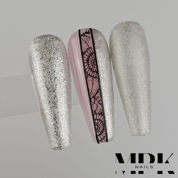 MPK Nails® Deluxe Glittergel 320 Dream Silver