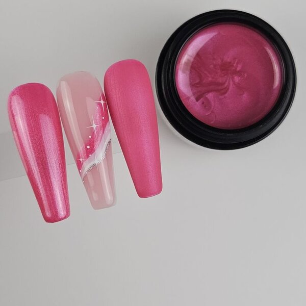 MPK Nails® Deluxe Farbgel 510 Met. Bonbon Pink Passion