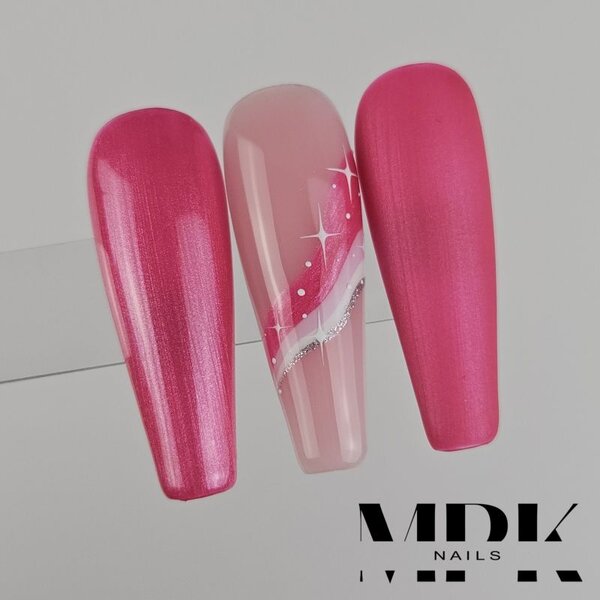 MPK Nails® Deluxe Farbgel 510 Met. Bonbon Pink Passion
