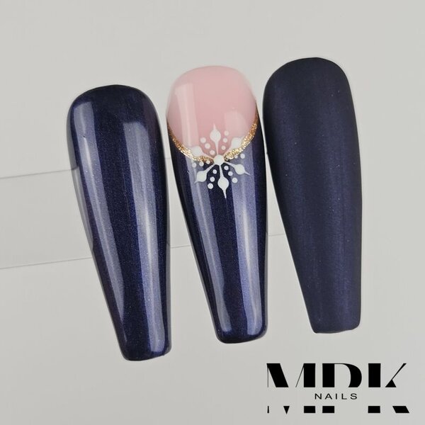 MPK Nails® Deluxe Farbgel 990 Metallic Elixier Blue