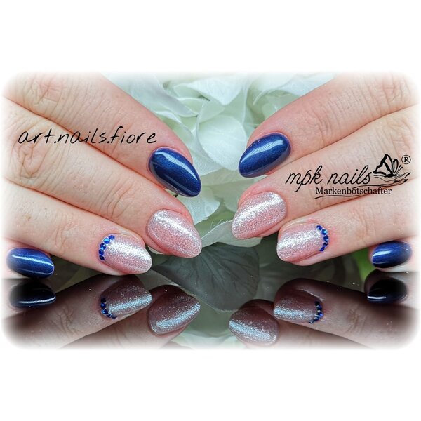 MPK Nails® Deluxe Farbgel 990 Metallic Elixier Blue