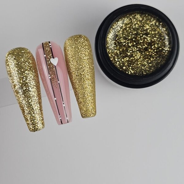 MPK Nails® Deluxe Glittergel 275 Gold