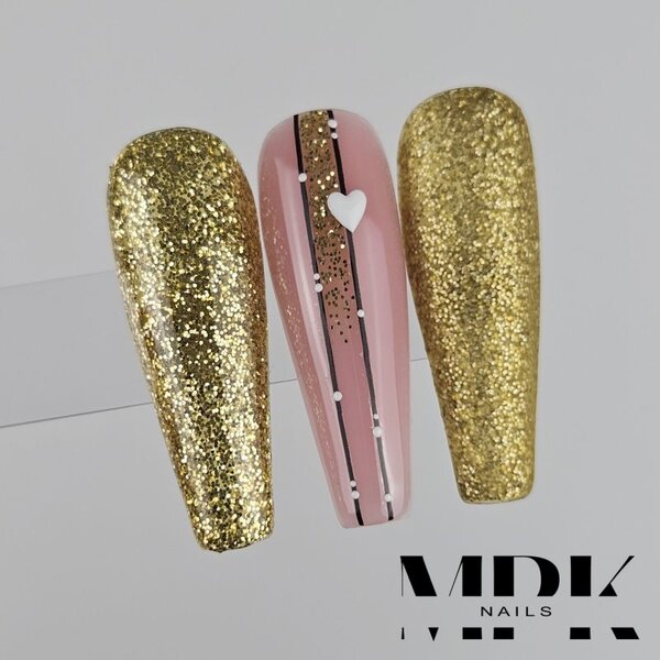 MPK Nails® Deluxe Glittergel 275 Gold