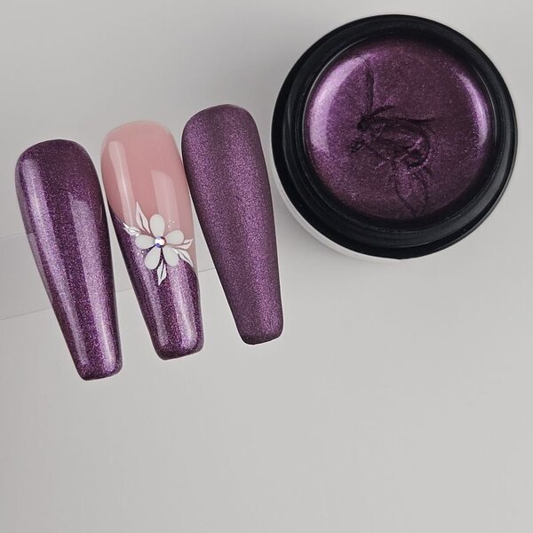 MPK Nails® Deluxe Glittergel 880 Frozen Berry