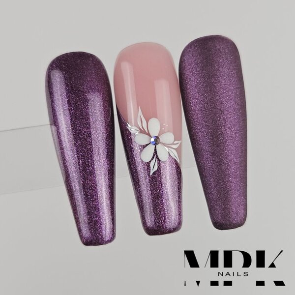 MPK Nails® Deluxe Glittergel 880 Frozen Berry