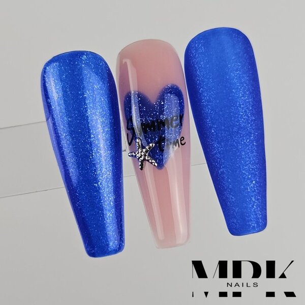 MPK Nails® Deluxe Glittergel 358 Blue Fine