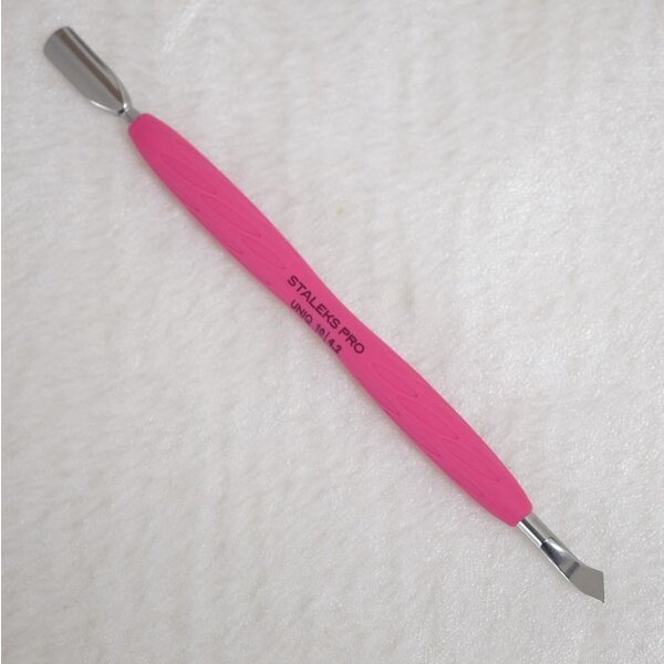 STALEKS Staleks Cuticle Pusher mit Silikongriff UNIQ 10 TYP 4.2