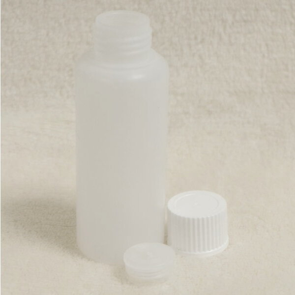 MPK Nails® Leere Rundflasche natur, 100ml