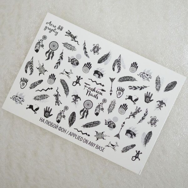 Fashion Nails Nail Wraps Aero 58