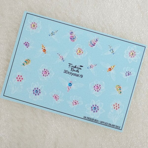 Fashion Nails Nail Wraps 3DC 9