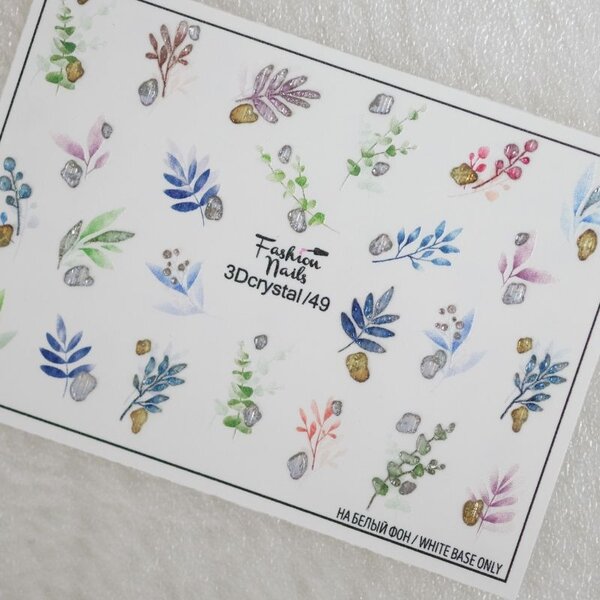 Fashion Nails Nail Wraps 3DC 49