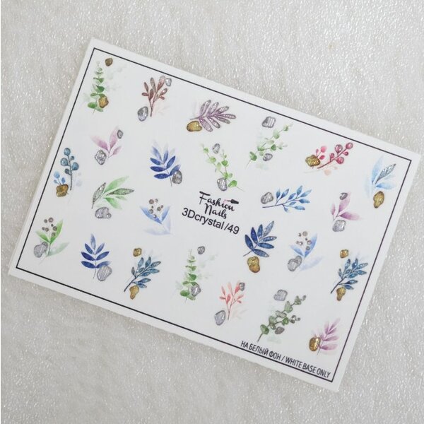 Fashion Nails Nail Wraps 3DC 49