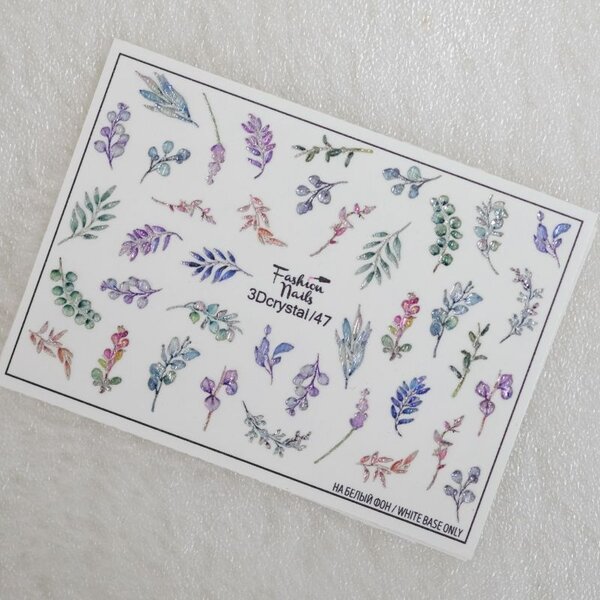 Fashion Nails Nail Wraps 3DC 47