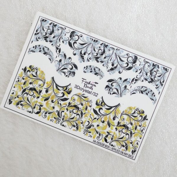 Fashion Nails Nail Wraps 3DC 32