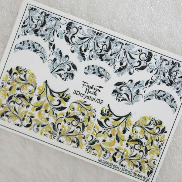 Fashion Nails Nail Wraps 3DC 32