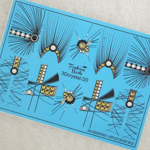Fashion Nails Nail Wraps 3DC 20