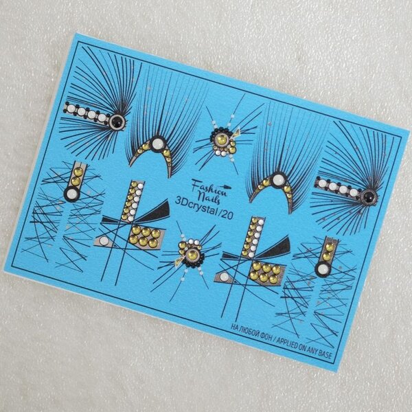 Fashion Nails Nail Wraps 3DC 20