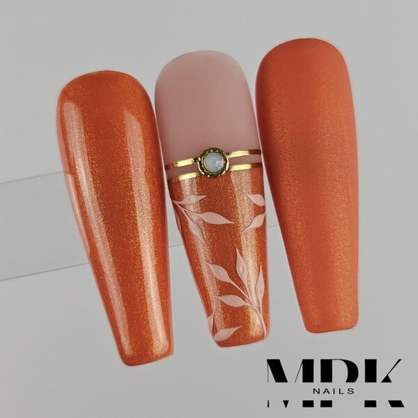 MPK Nails® Deluxe Farbgel 231 Metallic Orange