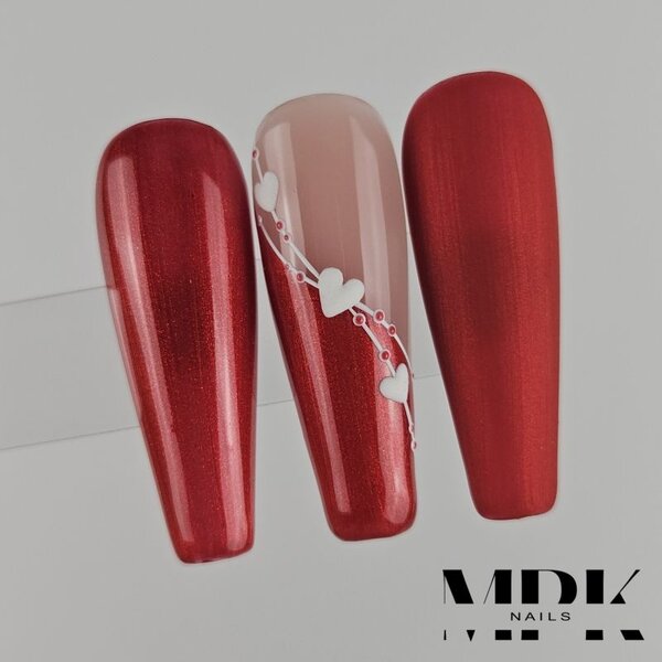 MPK Nails® Deluxe Farbgel 319 Metallic Red