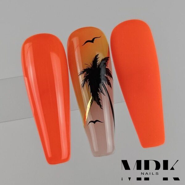 MPK Nails® Deluxe Farbgel 342 Neon Orange