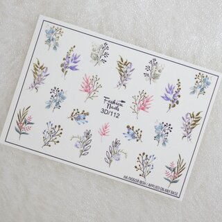 Nail Wraps 3D 112