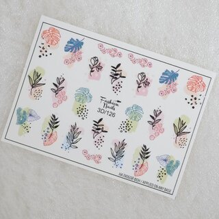 Nail Wraps 3D 126