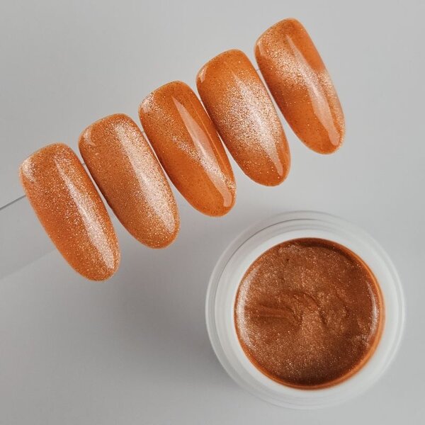 MPK Nails® Bright Cat Eye Farbgel Autumn Rust
