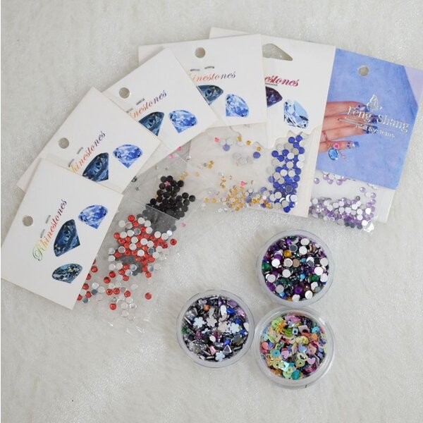MPK Nails® 9tlg. Nail Art Set - Strass & Shapes (B-Ware)