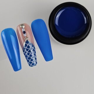 Deluxe Farbgel 353 Neon Blue