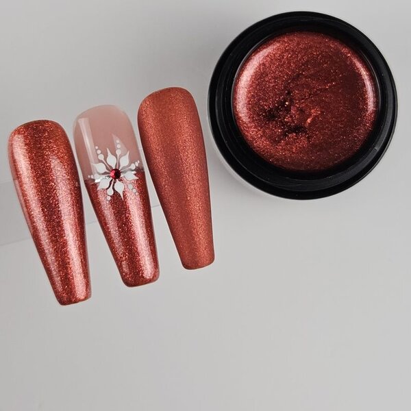 MPK Nails® Deluxe Glittergel 429 Power Red