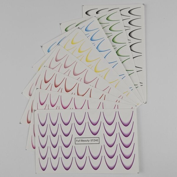MPK Nails® 8x Ombre Smileline Water Tattoo - Set 01