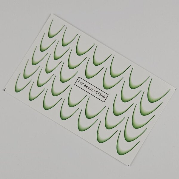 MPK Nails® Ombre Smileline Water Tattoo Grün