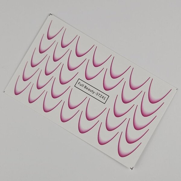 MPK Nails® Ombre Smileline Water Tattoo Pink