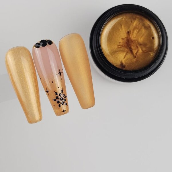 MPK Nails® Deluxe Farbgel 250 Caramel metallic
