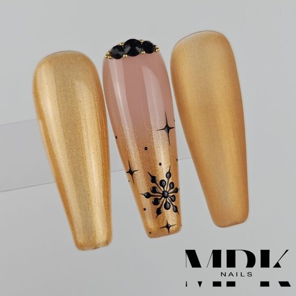 MPK Nails® Deluxe Farbgel 250 Caramel metallic