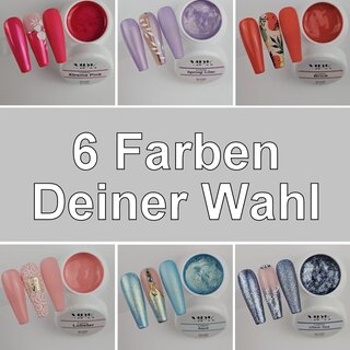 6x Luxury Farbgel