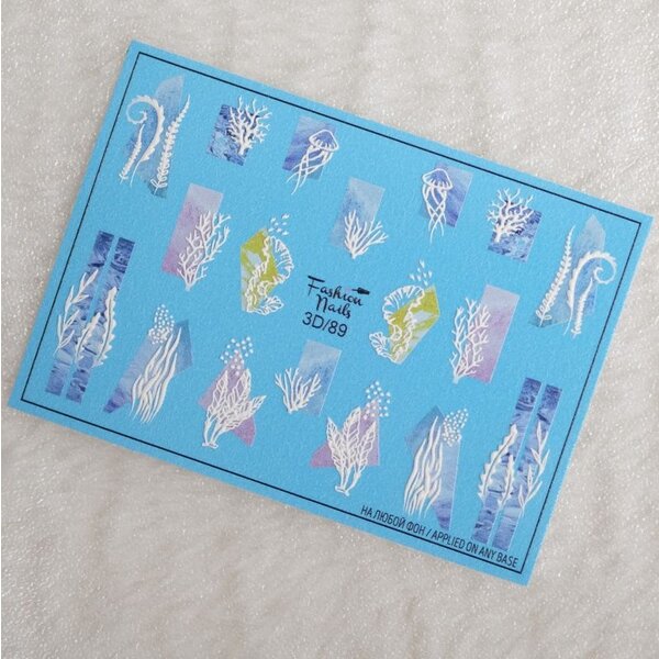 Fashion Nails Nail Wraps 3D 89